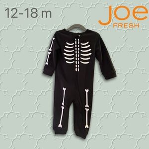 🎃 👍*GUC* JOE FRESH |12 m| Skeleton Warm Sleeper - Footless 💕🙌